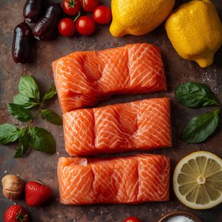 Lachs, Zucht, Filet, gedämpft (ohne Zusatz von Fett und Salz)