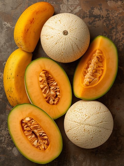 Sugar melons, raw