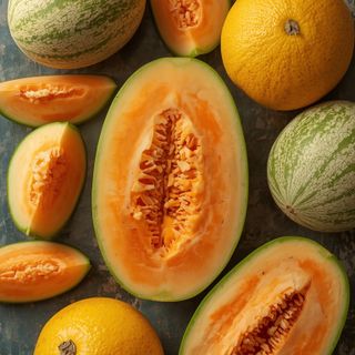 Sugar melons, raw