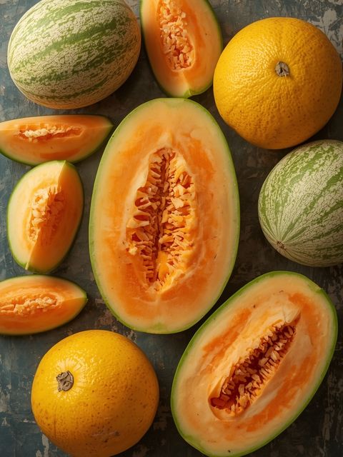 Sugar melons, raw