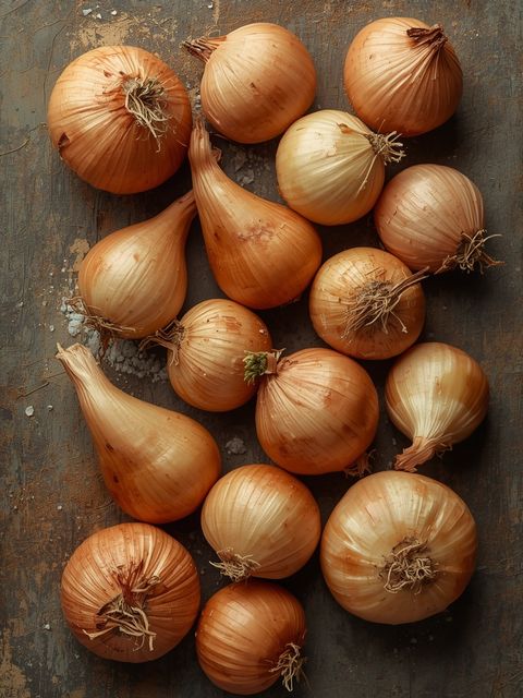 Onion, Roasted (without Adding Fat and Salt)