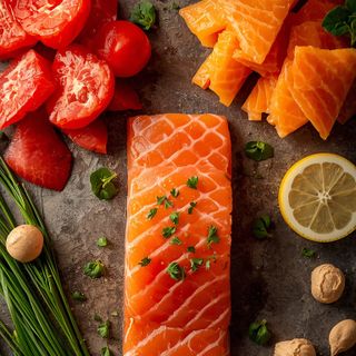 Salmon, sweet, raw