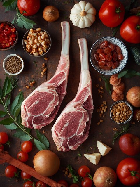 Lamb, gigot, fried (without addition of fat and salt)