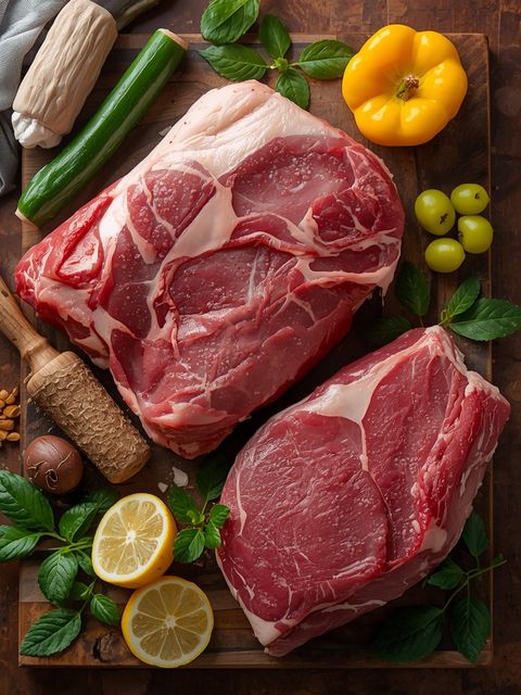 Calf, Shoulder, Roast, Raw