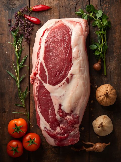 Pork (inner, premium, haxe), raw