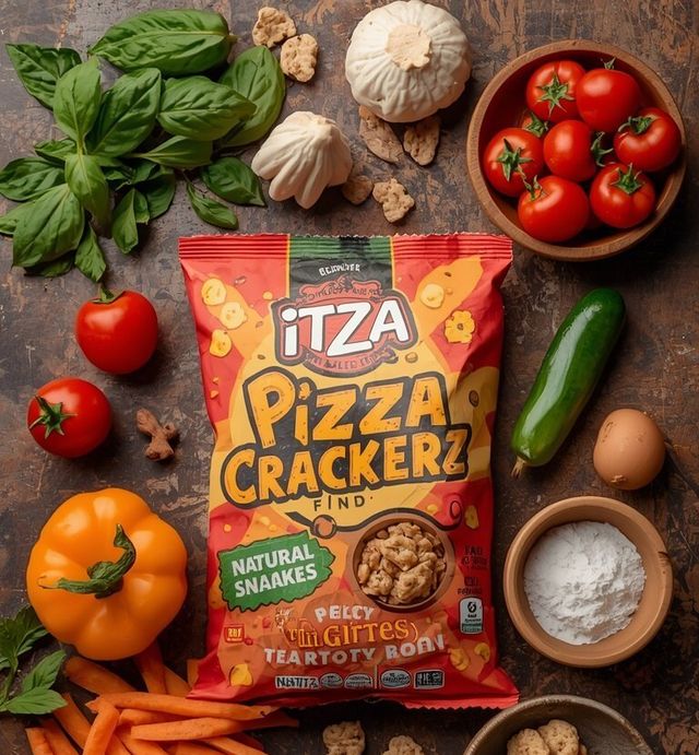 Itza Pizza Crackerz kids natural born snacks