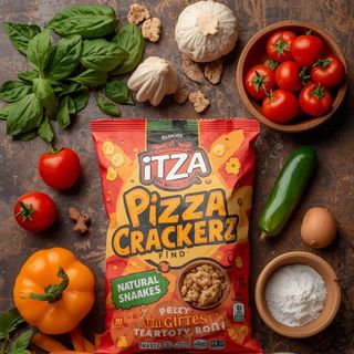 Itza Pizza Crackerz kids natural born snacks