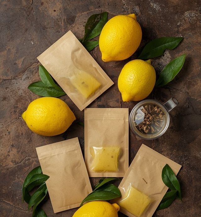 Lemon tea bags