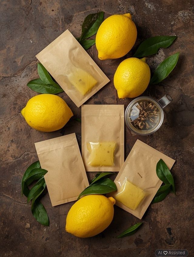 Lemon tea bags