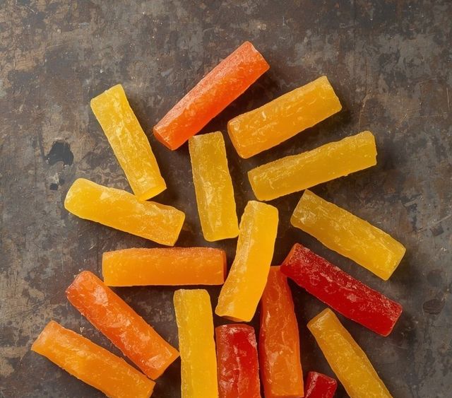 Gummy fries flavored candy, gummy fries