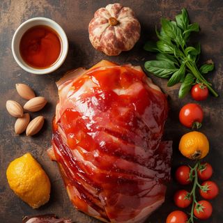 Neue England-Ham-Glasur