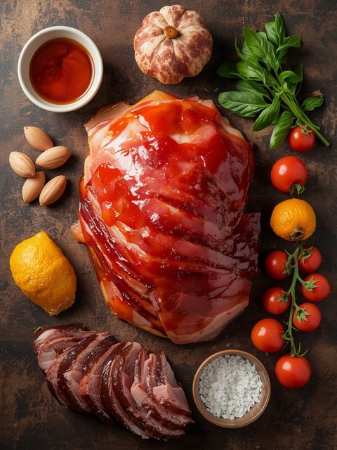Neue England-Ham-Glasur