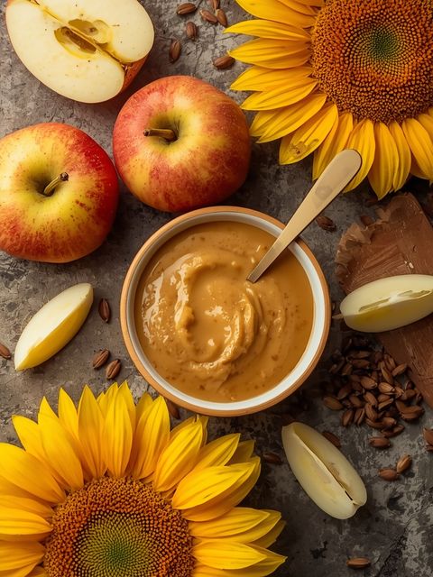 Fruit & sunflower wave applesauce & sunflower seed butter