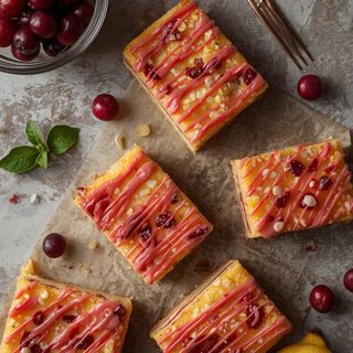 Bars, Cranberry-Zitronentropfen