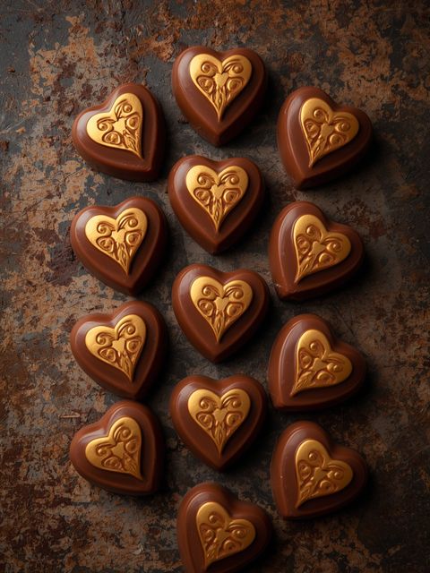 Gold Emblem – Chocolate Hearts
