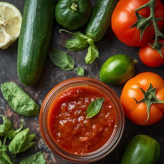 Italienische Salatsauce, hausgemacht (mit Olivenöl)