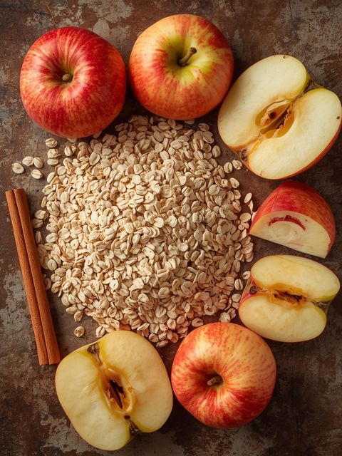 Oatmeal with Apples & Cinnamon