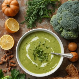 Bio-Brokkoli-Cremesuppe