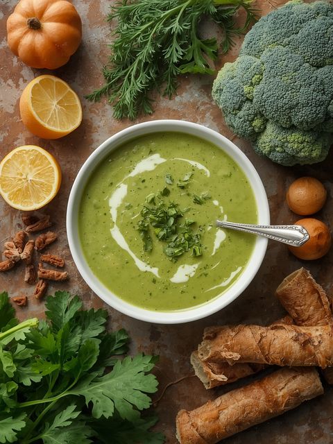 Bio-Brokkoli-Cremesuppe