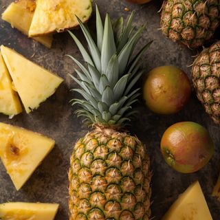 Ananas, in Ananassaft, konserviert, nicht abgetropft