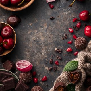 Dark Chocolate with Cherry – 64% Cocoa Truffles