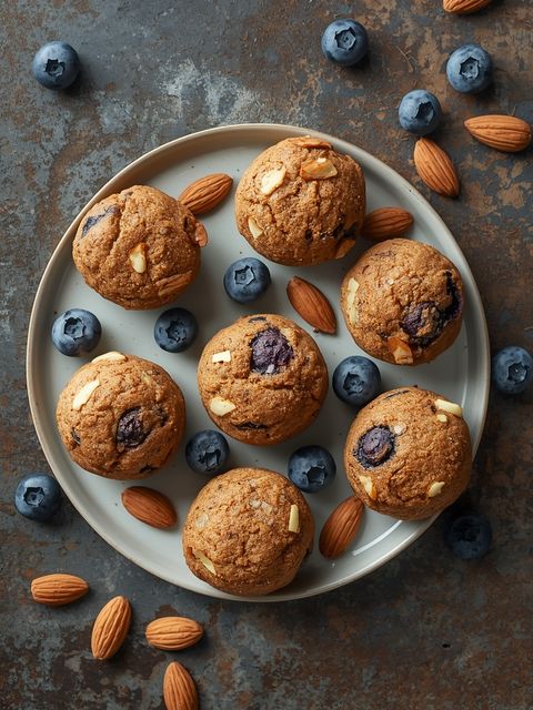 Blueberry Almond Bites