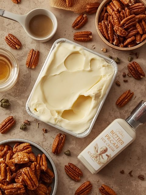 Butter Pecan Rich & Creamy Ice Cream, Butter Pecan