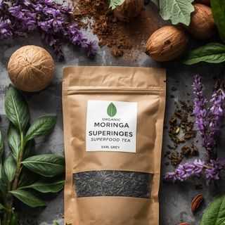 Earl Grey Lightly Caffeinated Organic Moringa Superfood Tea Bags – Earl Grey
