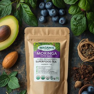 <span>Organic Moringa Superfood Tea Bags – Caffeine-Free Blueberry</span>