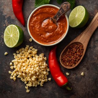 Chipotle-Kalk-Streumischung & Dressing mit Limette