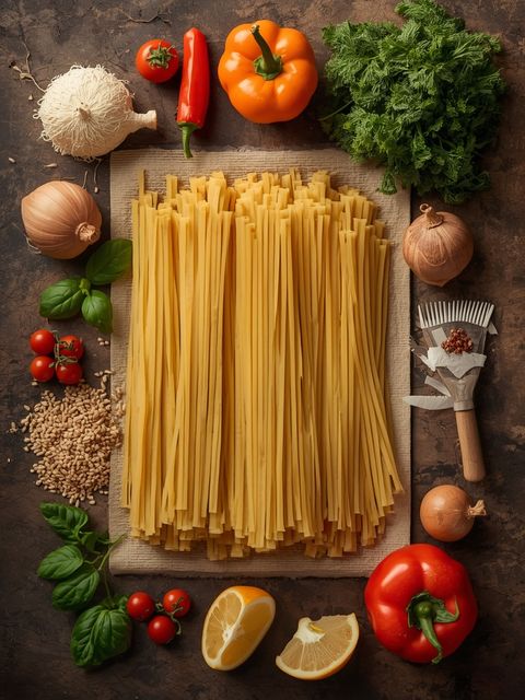 Bio-<i>Capellini</i> aus Vollkorn-Hartweizenmehl [Engelhaar] Nr. 01