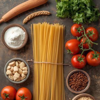 Organic Whole Wheat Spaghetti from Durum Flour No. 04