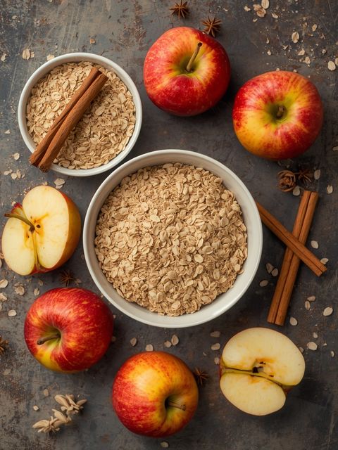 Apple + Cinnamon Gluten-Free Oatmeal, Apple + Cinnamon