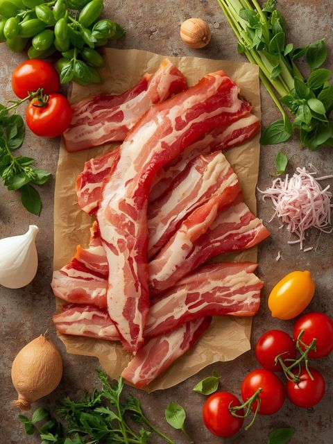 Geschnittener Ranch-Style Speck der Marke Bacon