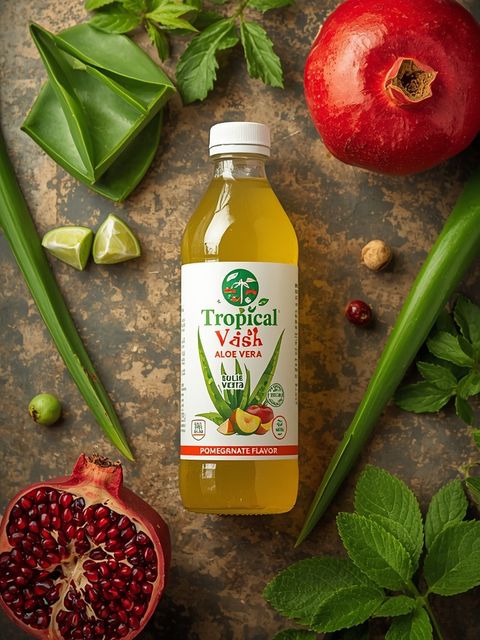 Tropical World – Aloe Vera Drink with Pomegranate Flavor