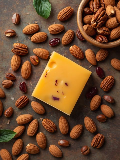 Cheddar in Port Wine with Real Pecans and Almonds