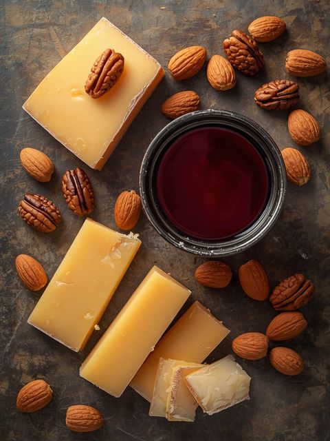 Cheddar in Port Wine with Real Pecans and Almonds