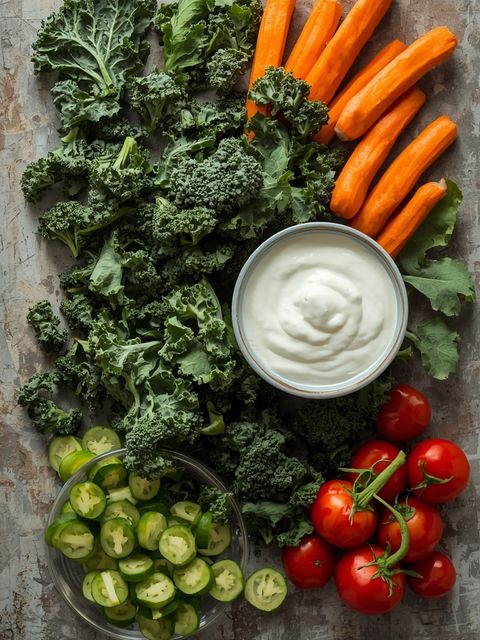 Großer Scott! – Kale-Chips mit Bombay-Ranch-Dip