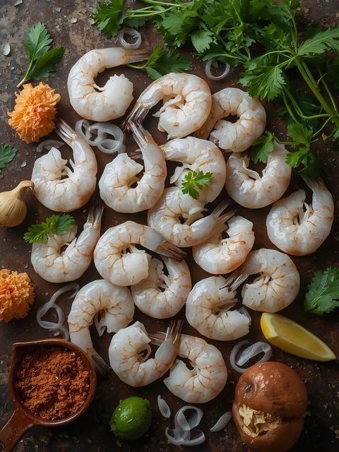 Peeled & Deveined White Shrimp IQF