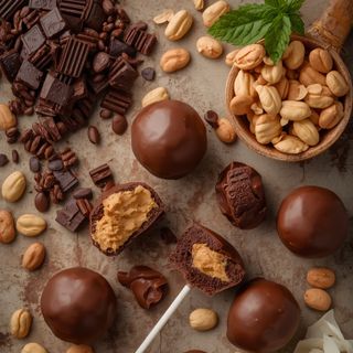Chocolate Peanut Butter Cake Pops