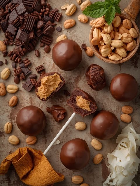 Chocolate Peanut Butter Cake Pops