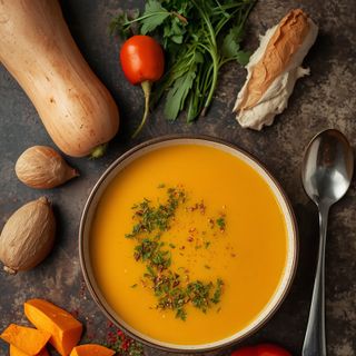 Butternut-Kürbis-Suppe nach Chefkoch-Rezept