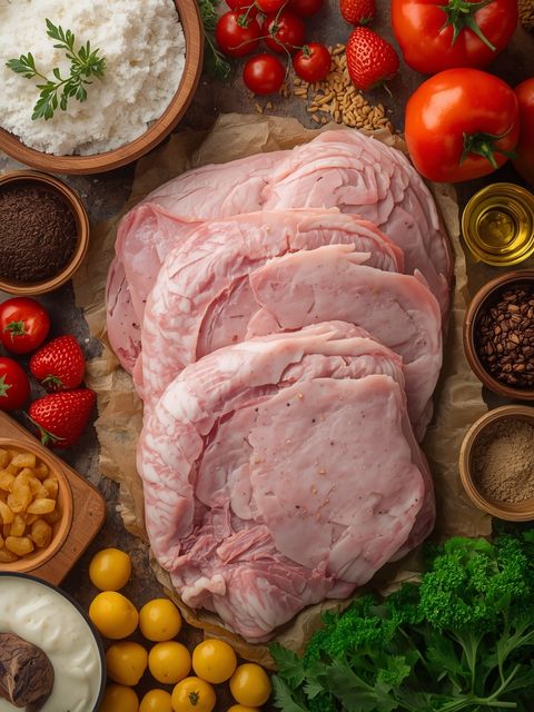Truthahnbrust, Schnitzel oder Geschnetzeltes, Grebraten (ohne Zusatz von Fett und Salz)