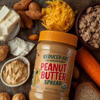 Cremige Erdnussbutter mit reduziertem Fettgehalt, Streichfähig