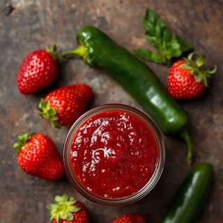 Strawberry Jalapeño Fruit Spread