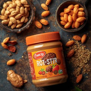 Crunchy Dark Roasted No-Stir Peanut Butter Spread, Crunchy Dark Roasted