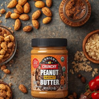 Crunchy Dark Roasted No-Stir Peanut Butter Spread, Crunchy Dark Roasted