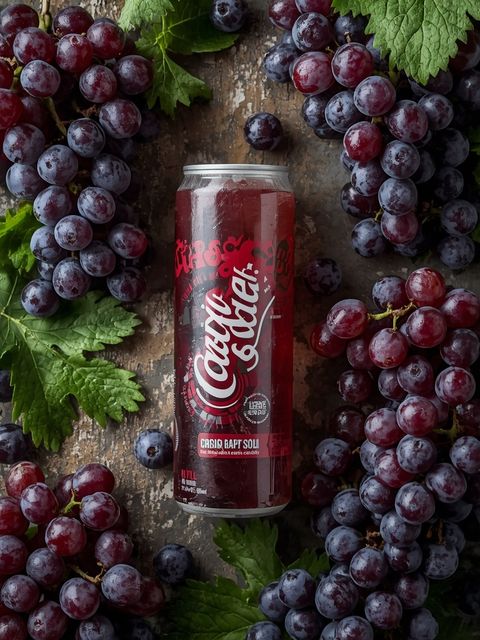 Crisp Grape Soda, Crisp Grapes