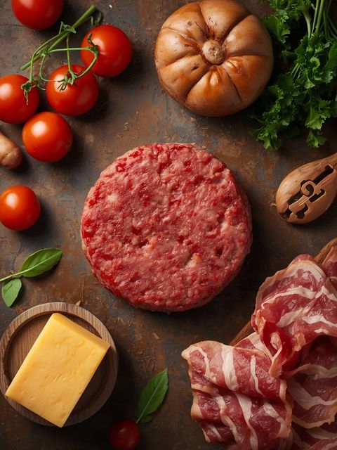 Angus Cheeseburger with Bacon