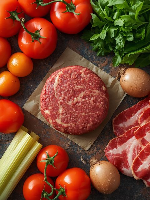 Angus-Cheeseburger mit Bacon